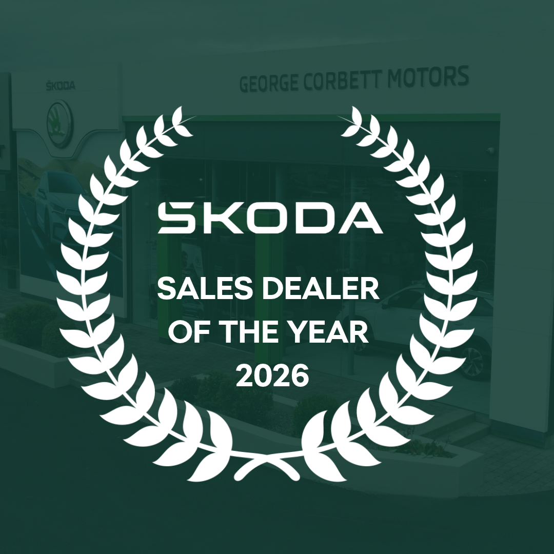 George Corbett Motors Named Škoda Sales Dealer of the Year for 2026